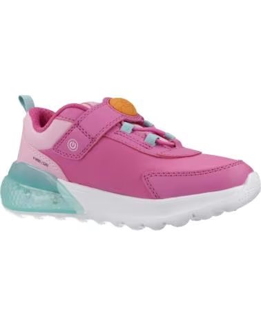GEOX ZAPATILLAS NINA MODELO J ACTIVART ILLUMINUS COLOR ROSA C8471