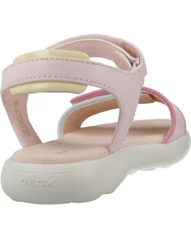 GEOX SANDALIAS NINA MODELO J SANDAL PUFFYPOP COLOR ROSA C8206
