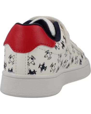 GEOX ZAPATILLAS NINO MODELO B ECLYPER A COLOR BLANCO C0085