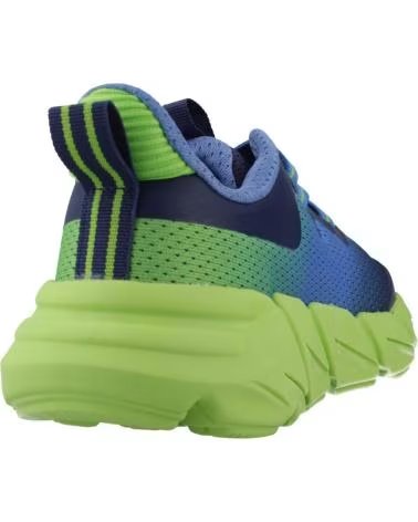 SNEAKER GEOX J FLEXYPER FAST C4378 IN BLU E VERDE