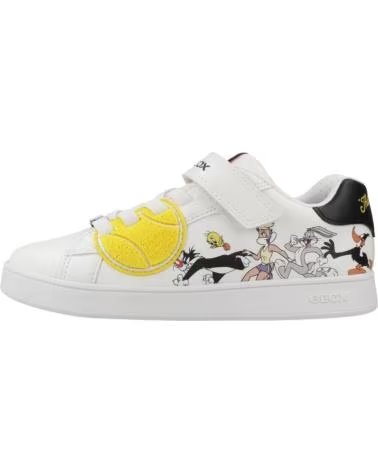 GEOX ZAPATILLAS NINO MODELO J ECLYPER COLOR BLANCO C0404
