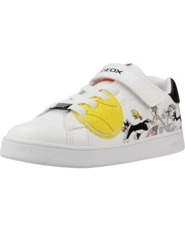 GEOX ZAPATILLAS NINO MODELO J ECLYPER COLOR BLANCO C0404