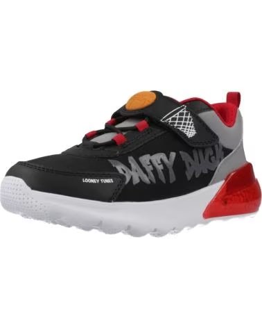 GEOX ZAPATILLAS NINO MODELO J ACTIVART ILLUMINUS COLOR NEGRO C004 C0048