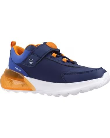 GEOX ZAPATILLAS NINO MODELO J ACTIVART ILLUMINUS COLOR AZUL C0659