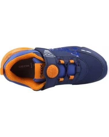 GEOX ZAPATILLAS NINO MODELO J ACTIVART ILLUMINUS COLOR AZUL C0659