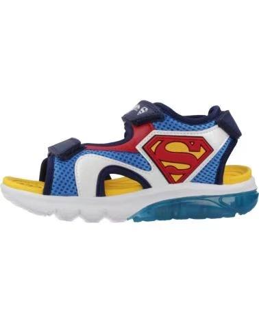 GEOX SANDALIAS NINO MODELO J SANDAL CIBERDRON B COLOR AZUL C4320
