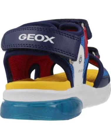 GEOX SANDALIAS NINO MODELO J SANDAL CIBERDRON B COLOR AZUL C4320