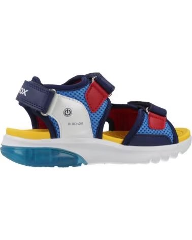 GEOX SANDALIAS NINO MODELO J SANDAL CIBERDRON B COLOR AZUL C4320