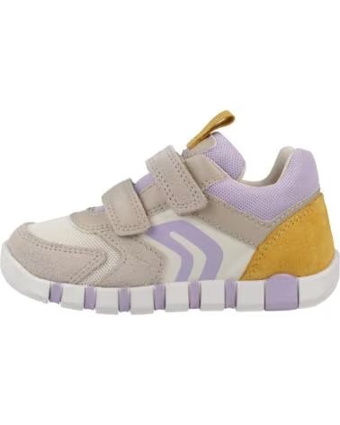GEOX ZAPATILLAS NINA MODELO B IUPIDOO COLOR BEIS C0265