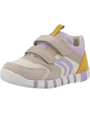 GEOX ZAPATILLAS NINA MODELO B IUPIDOO COLOR BEIS C0265