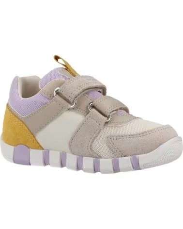 GEOX ZAPATILLAS NINA MODELO B IUPIDOO COLOR BEIS C0265