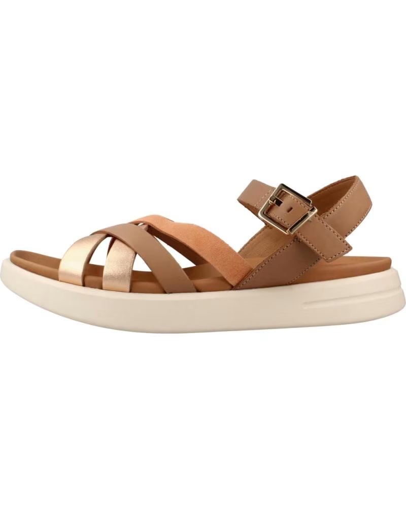 GEOX SANDALIAS MUJER MODELO D35PAB 043CF COLOR MARRON C8391