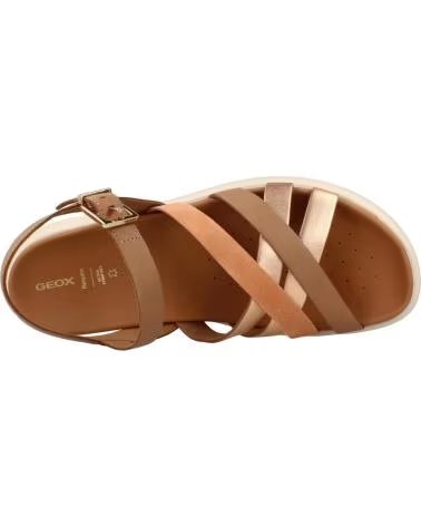 GEOX SANDALIAS MUJER MODELO D35PAB 043CF COLOR MARRON C8391