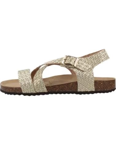 GEOX SANDALIAS MUJER MODELO D BRIONIA COLOR ORO C2012