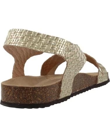 GEOX SANDALIAS MUJER MODELO D BRIONIA COLOR ORO C2012