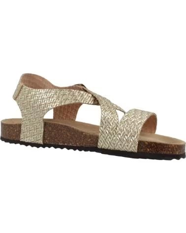 GEOX SANDALIAS MUJER MODELO D BRIONIA COLOR ORO C2012