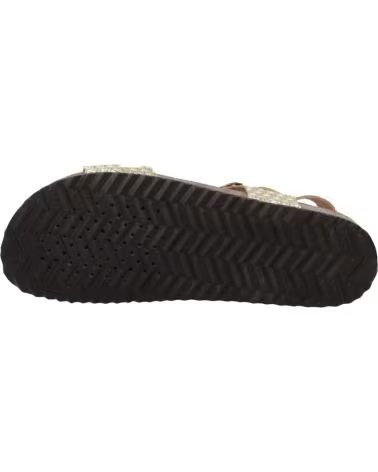 GEOX SANDALIAS MUJER MODELO D BRIONIA COLOR ORO C2012