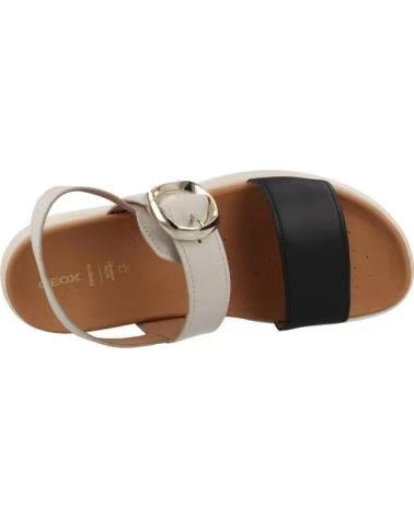 GEOX D65PAA KOMBINIERTE SANDALEN NEGRO