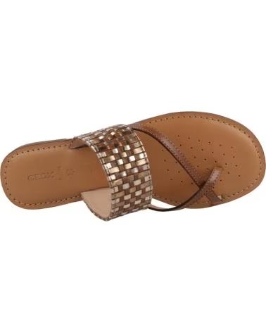 GEOX SANDALIAS MUJER MODELO D MADDALUSIAC COLOR MARRON C5F6E