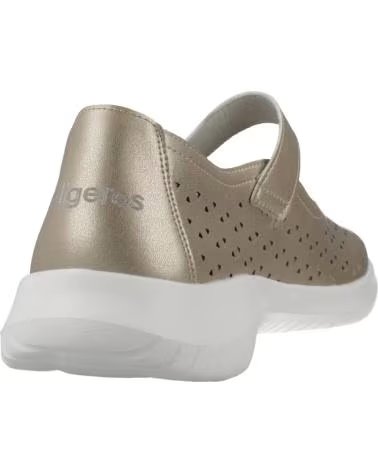 EOLIGEROS ZAPATOS CASUAL MUJER MODELO ISA COLOR ORO GOLD