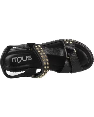 MJUS SANDALIAS MUJER MODELO N18002 COLOR NEGRO NERO