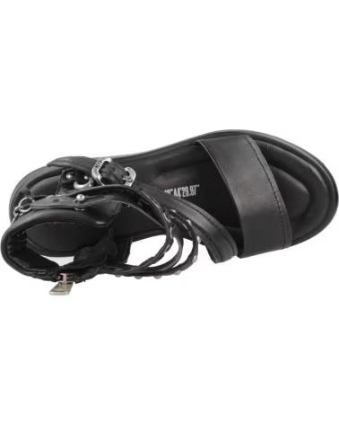 AS 98 SANDALI IN PELLE MODELLO SALIS NERO