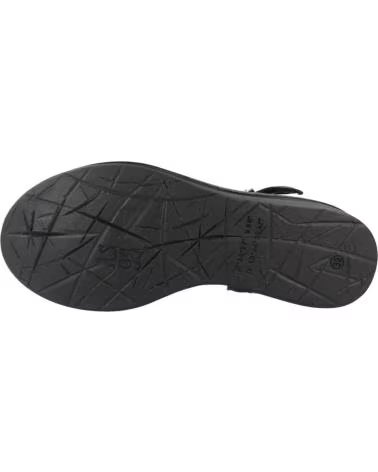 AS 98 SANDALI IN PELLE MODELLO SALIS NERO