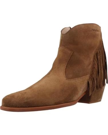 WONDERS BOTINES MUJER MODELO D2005 COLOR MARRON COGNAC