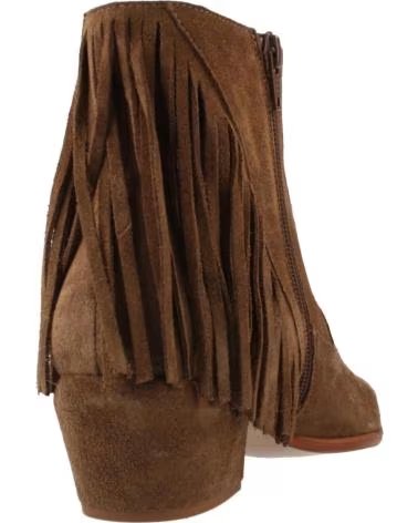 WONDERS BOTINES MUJER MODELO D2005 COLOR MARRON COGNAC
