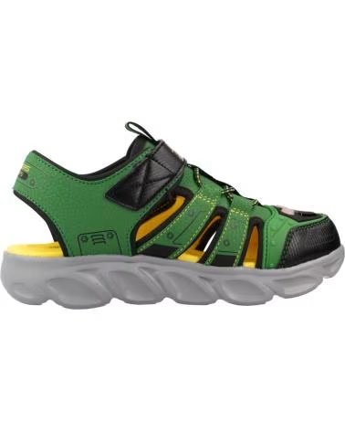 SKECHERS SANDALIAS NINO MODELO HYPNO-SPLASH -TRACTOR-BRIGHTS COLOR VE GNBK