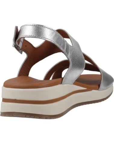 DORKING SANDALIAS MUJER BY FLUCHOS MODELO D9688 CS COLOR PLATA SILVE SILVER