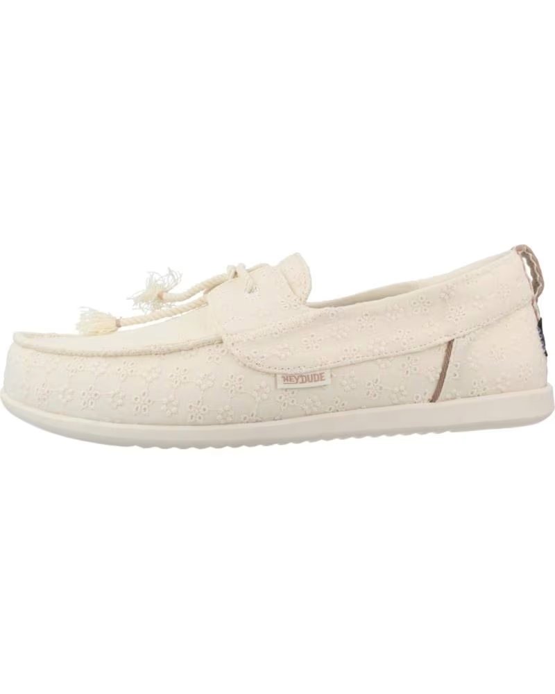 HEY DUDE ZAPATILLAS MUJER MODELO HARBOR BREEZE LO COLOR BLANCO EYTEGR