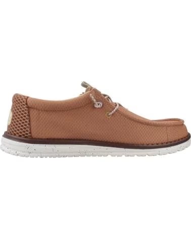 HEY DUDE INFORMALES HOMBRE MODELO WALLY MESH NEUTRALS COLOR MARRON MC MCHBRN