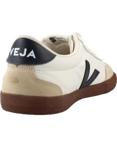 VEJA Zapatillas Volley Leather en blanco para unisex WHITENAUTICOBARKH