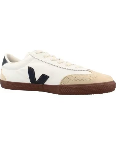 VEJA Zapatillas Volley Leather en blanco para unisex WHITENAUTICOBARKH