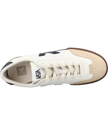 VEJA Zapatillas Volley Leather en blanco para unisex WHITENAUTICOBARKH