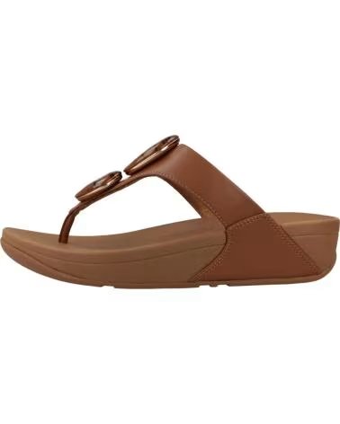 SANDALES ENTRE-DOIGTS FITFLOP LULU AVEC DÉTAIL DÉCORATIF MARRóN