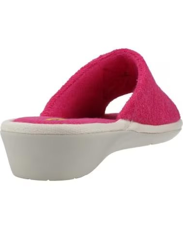 NORDIKAS ZAPATILLAS HOGAR MUJER MODELO 2314 TOALLA COLOR ROSA FUXIA