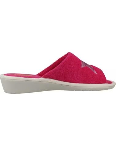 NORDIKAS ZAPATILLAS HOGAR MUJER MODELO 2314 TOALLA COLOR ROSA FUXIA