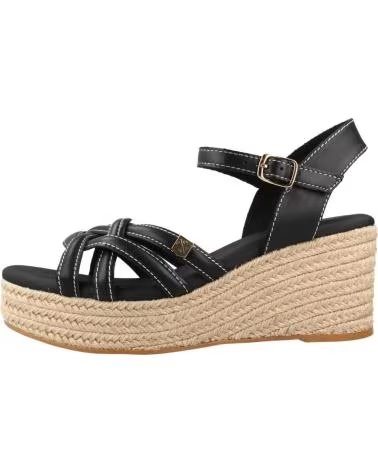 POPA CUNAS DE ESPARTO CB46305-002 EN NEGRO PARA MUJER NEGRO TIRAS