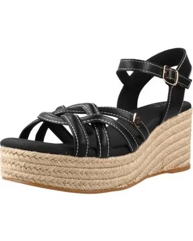 POPA CUNAS DE ESPARTO CB46305-002 EN NEGRO PARA MUJER NEGRO TIRAS
