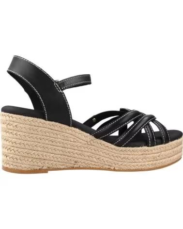 POPA CUNAS DE ESPARTO CB46305-002 EN NEGRO PARA MUJER NEGRO TIRAS