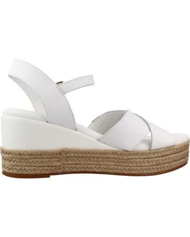 POPA SANDALI BENIJO IN NAPPA BIANCA BLANCO