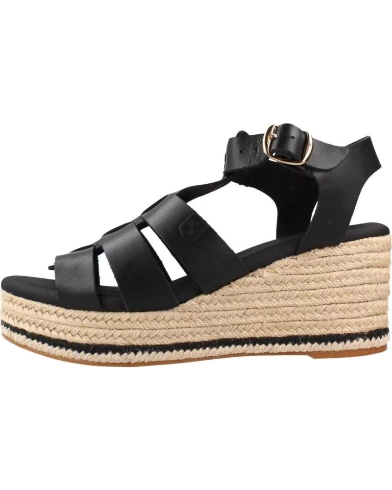 POPA SANDALI RUMARI IN PELLE NAPPA NEGRO