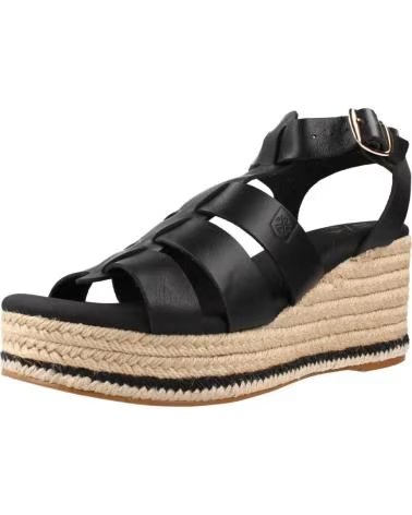 POPA SANDALI RUMARI IN PELLE NAPPA NEGRO