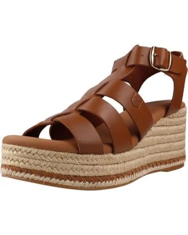 POPA SANDALI RUMARI IN PELLE NAPPA MARRONE CUERO