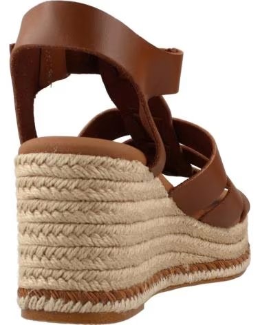 POPA SANDALI RUMARI IN PELLE NAPPA MARRONE CUERO