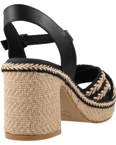 POPA SANDALIAS MUJER MODELO MELIA YUTE COLOR  NEGRO