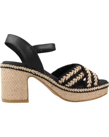 POPA SANDALIAS MUJER MODELO MELIA YUTE COLOR  NEGRO