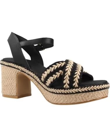POPA SANDALIAS MUJER MODELO MELIA YUTE COLOR  NEGRO
